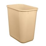 Essential 13 Quart Wastebasket, Beige
